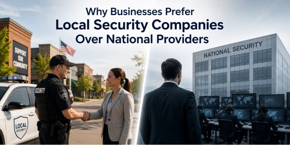 Image for: &nbsp; Why Businesses Prefer Local Security Companies Over National Providers
