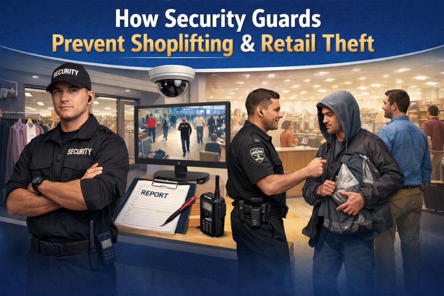 Image for: &nbsp; How Security Guards Prevent Shoplifting and Retail Theft